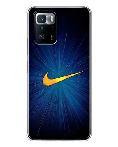Чехол для Xiaomi POCO X3 GT с картинкой «Синий пульс Nike» Чехол для Xiaomi POCO X3 GT с картинкой «Синий пульс Nike»