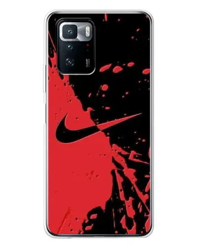Чехол для Xiaomi POCO X3 GT с картинкой «Красные брызги Nike» Чехол для Xiaomi POCO X3 GT с картинкой «Красные брызги Nike»