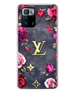 Чехол для Xiaomi POCO X3 GT с картинкой «Цветочный Louis Vuitton» Чехол для Xiaomi POCO X3 GT с картинкой «Цветочный Louis Vuitton»