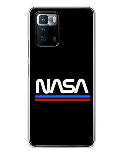 Чехол для Xiaomi POCO X3 GT с картинкой «NASA — классика Red Blue» Чехол для Xiaomi POCO X3 GT с картинкой «NASA — классика Red Blue»