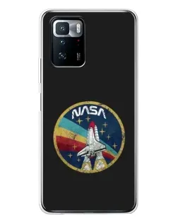 Чехол для Xiaomi POCO X3 GT с картинкой «NASA — эмблема миссии» Чехол для Xiaomi POCO X3 GT с картинкой «NASA — эмблема миссии»
