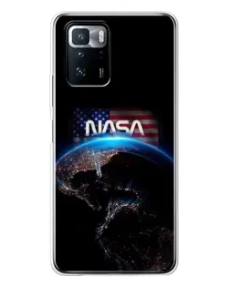 Чехол для Xiaomi POCO X3 GT с картинкой «Земля из космоса NASA» Чехол для Xiaomi POCO X3 GT с картинкой «Земля из космоса NASA»