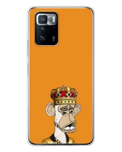 Чехол для Xiaomi POCO X3 GT с картинкой «Золотая обезьяна Bored Ape» Чехол для Xiaomi POCO X3 GT с картинкой «Золотая обезьяна Bored Ape»
