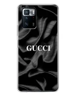 Чохол для Xiaomi POCO X3 GT з картинкою «Gucci — шовкові хвилі» Чохол для Xiaomi POCO X3 GT з картинкою «Gucci — шовкові хвилі»