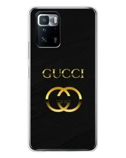 Чохол для Xiaomi POCO X3 GT з картинкою «Золотий логотип Gucci» Чохол для Xiaomi POCO X3 GT з картинкою «Золотий логотип Gucci»