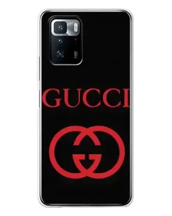 Чохол для Xiaomi POCO X3 GT з картинкою «Gucci — червоний логотип» Чохол для Xiaomi POCO X3 GT з картинкою «Gucci — червоний логотип»