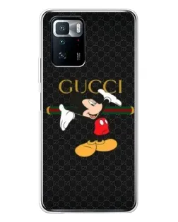 Чохол для Xiaomi POCO X3 GT з картинкою «Міккі Маус Gucci» Чохол для Xiaomi POCO X3 GT з картинкою «Міккі Маус Gucci»