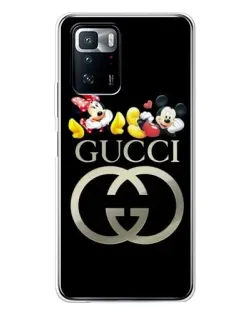 Чохол для Xiaomi POCO X3 GT з картинкою «Gucci — герої Disney» Чохол для Xiaomi POCO X3 GT з картинкою «Gucci — герої Disney»