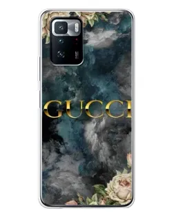 Чохол для Xiaomi POCO X3 GT з картинкою «Абстрактні квіти Gucci» Чохол для Xiaomi POCO X3 GT з картинкою «Абстрактні квіти Gucci»