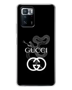 Чохол для Xiaomi POCO X3 GT з картинкою «Gucci — срібна змія» Чохол для Xiaomi POCO X3 GT з картинкою «Gucci — срібна змія»