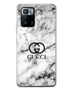 Чохол для Xiaomi POCO X3 GT з картинкою «Gucci — мармуровий шик» Чохол для Xiaomi POCO X3 GT з картинкою «Gucci — мармуровий шик»