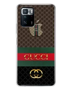 Чохол для Xiaomi POCO X3 GT з картинкою «Gucci — брендований десерт» Чохол для Xiaomi POCO X3 GT з картинкою «Gucci — брендований десерт»
