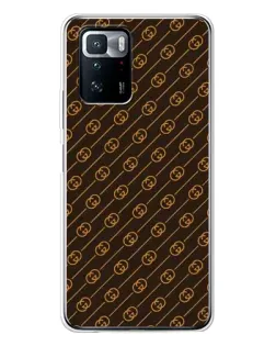 Чохол для Xiaomi POCO X3 GT з картинкою «Gucci — золоті діагоналі» Чохол для Xiaomi POCO X3 GT з картинкою «Gucci — золоті діагоналі»