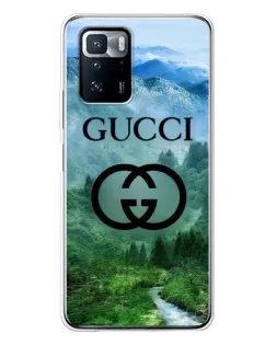 Чохол для Xiaomi POCO X3 GT з картинкою «Gucci — гірський пейзаж» Чохол для Xiaomi POCO X3 GT з картинкою «Gucci — гірський пейзаж»