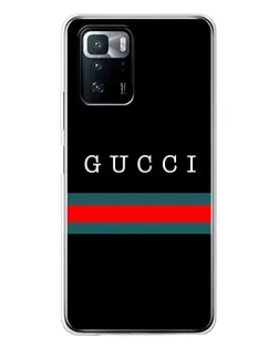 Чохол для Xiaomi POCO X3 GT з картинкою «Gucci — червоний пояс» Чохол для Xiaomi POCO X3 GT з картинкою «Gucci — червоний пояс»