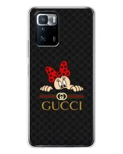 Чохол для Xiaomi POCO X3 GT з картинкою «Мінні Маус Gucci — чорний» Чохол для Xiaomi POCO X3 GT з картинкою «Мінні Маус Gucci — чорний»
