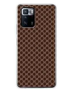 Чохол для Xiaomi POCO X3 GT з картинкою «Gucci — шоколадна сітка» Чохол для Xiaomi POCO X3 GT з картинкою «Gucci — шоколадна сітка»