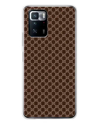 Чехол для Xiaomi POCO X3 GT с картинкой «Gucci — шоколадная сетка» Чехол для Xiaomi POCO X3 GT с картинкой «Gucci — шоколадная сетка»