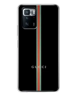 Чохол для Xiaomi POCO X3 GT з картинкою «Gucci — строга лінія» Чохол для Xiaomi POCO X3 GT з картинкою «Gucci — строга лінія»
