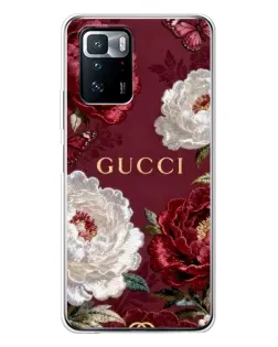 Чохол для Xiaomi POCO X3 GT з картинкою «Gucci — бордові троянди» Чохол для Xiaomi POCO X3 GT з картинкою «Gucci — бордові троянди»