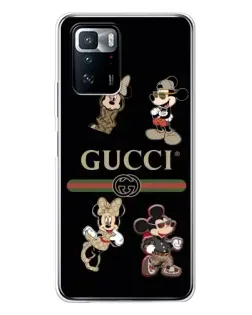 Чохол для Xiaomi POCO X3 GT з картинкою «Gucci — герої Disney та монограма» Чохол для Xiaomi POCO X3 GT з картинкою «Gucci — герої Disney та монограма»