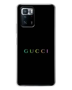 Чохол для Xiaomi POCO X3 GT з картинкою «Gucci — неоновий мінімалізм» Чохол для Xiaomi POCO X3 GT з картинкою «Gucci — неоновий мінімалізм»