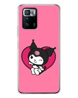 Чохол для Xiaomi POCO X3 GT з картинкою «Kuromi — любов у серці»