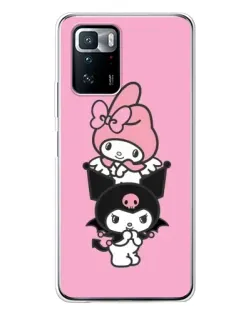 Чохол для Xiaomi POCO X3 GT з картинкою «My Melody та Kuromi»