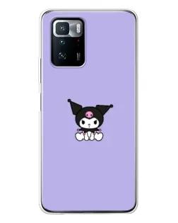 Чохол для Xiaomi POCO X3 GT з картинкою «Kuromi — фіолетовий мінімалізм»