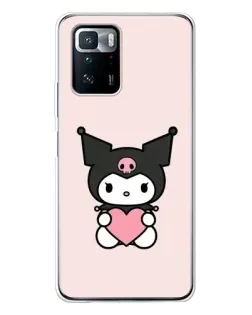 Чохол для Xiaomi POCO X3 GT з картинкою «Kuromi та серце»