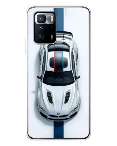 Чехол для Xiaomi POCO X3 GT с картинкой «Вид сверху — BMW M»
