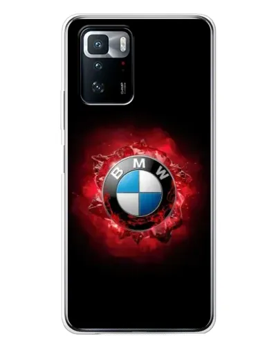 Чехол для Xiaomi POCO X3 GT с картинкой «Логотип BMW — вспышка»