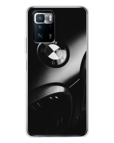 Чехол для Xiaomi POCO X3 GT с картинкой «Эмблема BMW — макро»