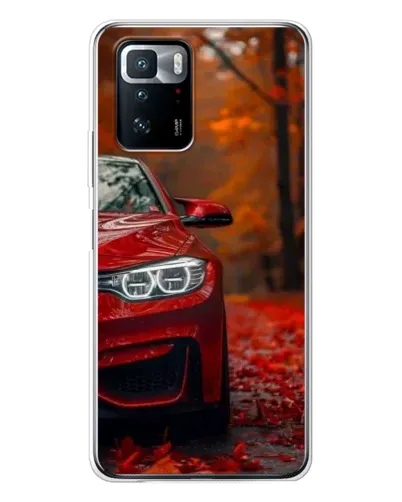 Чехол для Xiaomi POCO X3 GT с картинкой «Осенняя BMW M4»