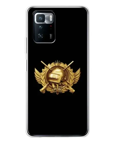 Чехол для Xiaomi POCO X3 GT с картинкой «PUBG — оранжевый градиент» Чехол для Xiaomi POCO X3 GT с картинкой «PUBG — оранжевый градиент»