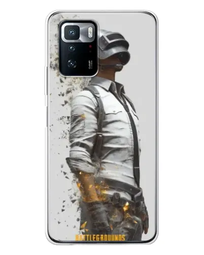 Чехол для Xiaomi POCO X3 GT с картинкой «PUBG — боец в пыли» Чехол для Xiaomi POCO X3 GT с картинкой «PUBG — боец в пыли»