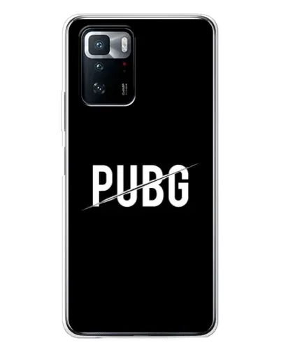 Чехол для Xiaomi POCO X3 GT с картинкой «PUBG — белый логотип» Чехол для Xiaomi POCO X3 GT с картинкой «PUBG — белый логотип»