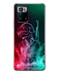 Чохол для Xiaomi POCO X3 GT з картинкою «PUBG — вогняний воїн» Чохол для Xiaomi POCO X3 GT з картинкою «PUBG — вогняний воїн»