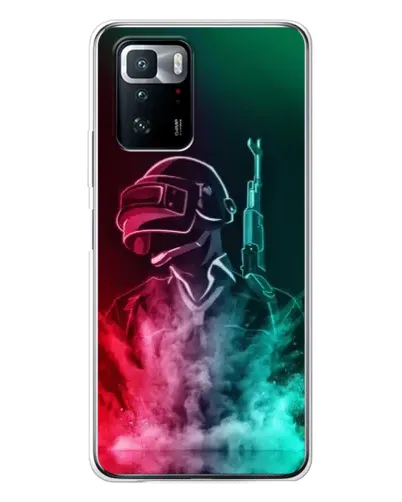 Чехол для Xiaomi POCO X3 GT с картинкой «PUBG — огненный воин» Чехол для Xiaomi POCO X3 GT с картинкой «PUBG — огненный воин»