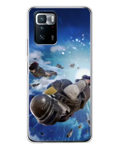 Чехол для Xiaomi POCO X3 GT с картинкой «Десант PUBG — прыжок» Чехол для Xiaomi POCO X3 GT с картинкой «Десант PUBG — прыжок»