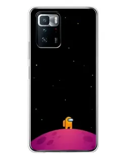 Чохол для Xiaomi POCO X3 GT з картинкою «Самотній герой на планеті» Чохол для Xiaomi POCO X3 GT з картинкою «Самотній герой на планеті»