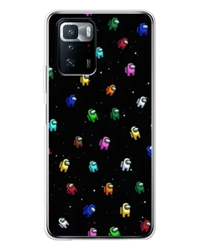 Чехол для Xiaomi POCO X3 GT с картинкой «Экипаж Among Us»