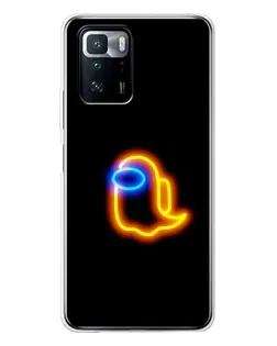Чохол для Xiaomi POCO X3 GT з картинкою «Among Us неонове сяйво» Чохол для Xiaomi POCO X3 GT з картинкою «Among Us неонове сяйво»