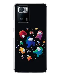 Чехол для Xiaomi POCO X3 GT с картинкой «Among Us космос»