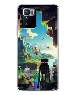 Чохол для Xiaomi POCO X3 GT з картинкою «Ендермен у лісі»