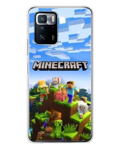 Чехол для Xiaomi POCO X3 GT с картинкой «Minecraft классический мир» Чехол для Xiaomi POCO X3 GT с картинкой «Minecraft классический мир»