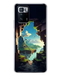 Чохол для Xiaomi POCO X3 GT з картинкою «Вид з печери»