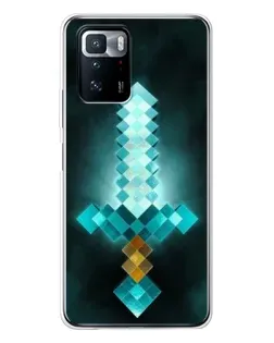 Чохол для Xiaomi POCO X3 GT з картинкою «Алмазний меч неон»