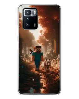 Чохол для Xiaomi POCO X3 GT з картинкою «Стів у лісі»