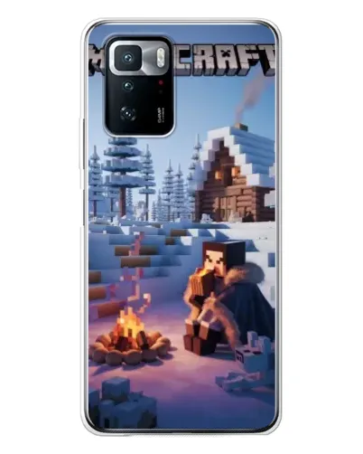 Чехол для Xiaomi POCO X3 GT с картинкой «Зимний Minecraft» Чехол для Xiaomi POCO X3 GT с картинкой «Зимний Minecraft»